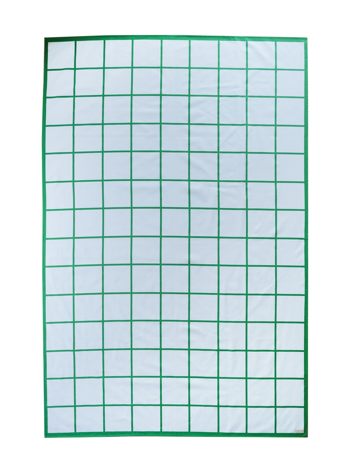 Marzipan Check Tablecloth - Mint & Emerald