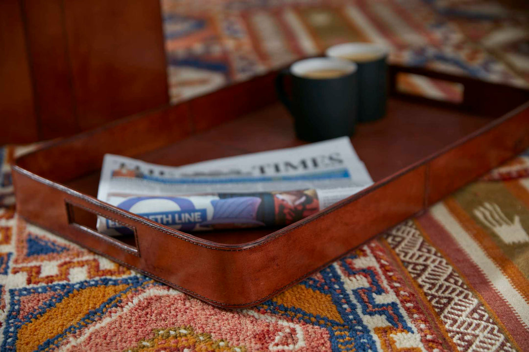 Meynell Leather Serving Tray