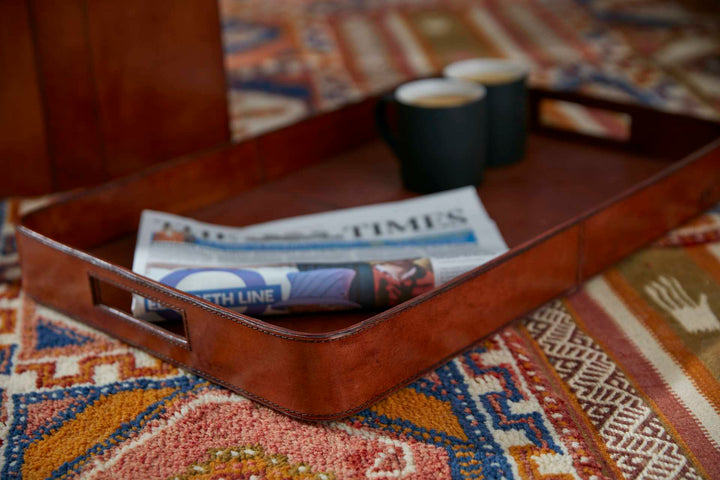 Meynell Leather Serving Tray