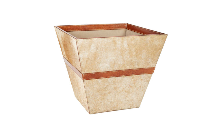 Pendleton Large Cowhide Planter/Wastepaper Bin