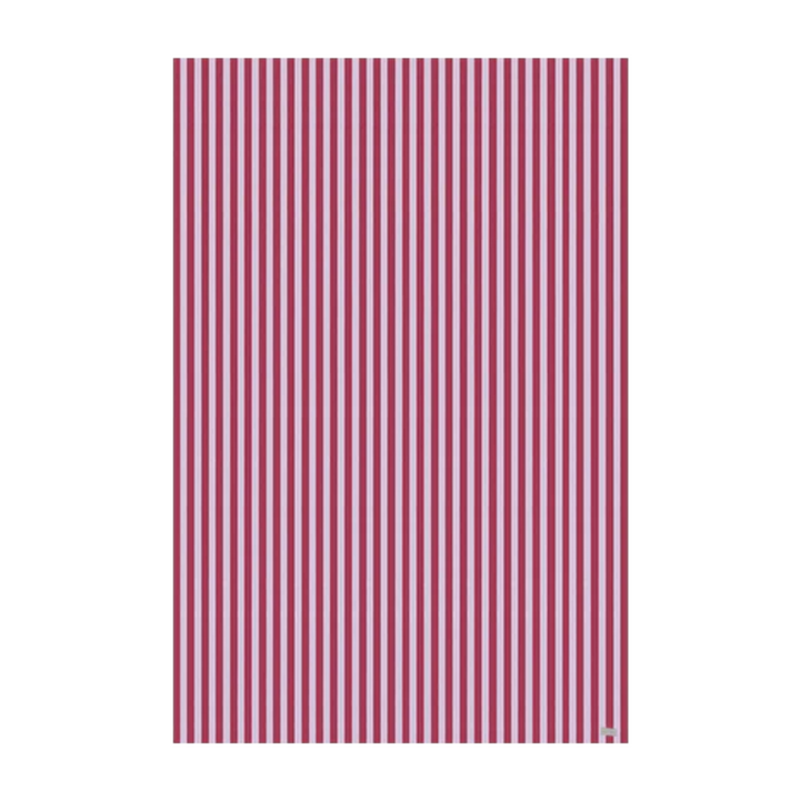 Raspberry Swirl Striped Tablecloth