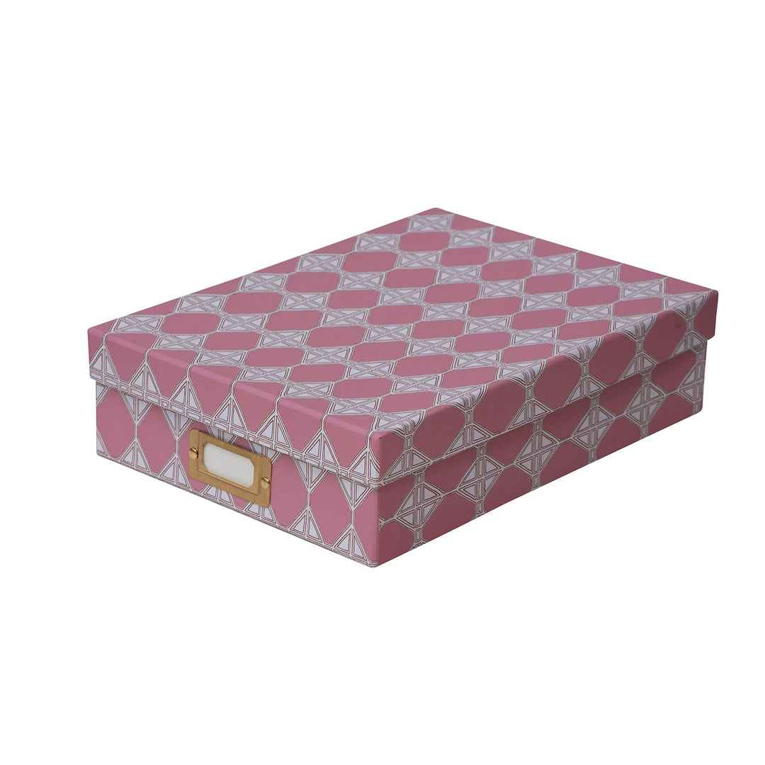 Romarong The Pink Deeps Lidded Portfolio Box