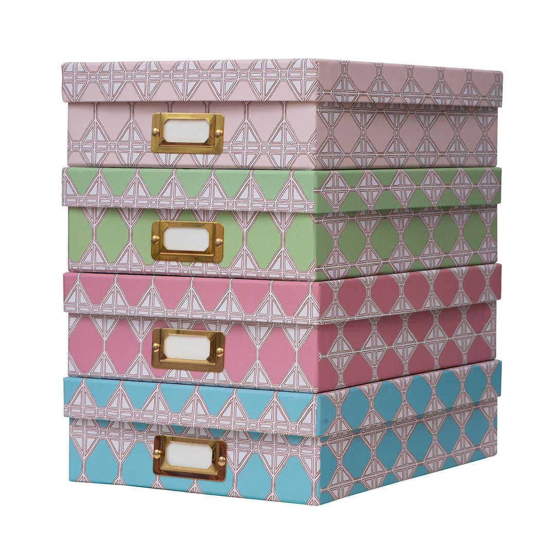 Romarong The Pink Deeps Lidded Portfolio Box