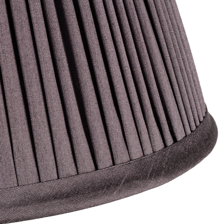 Aubergine Pleated Lampshade