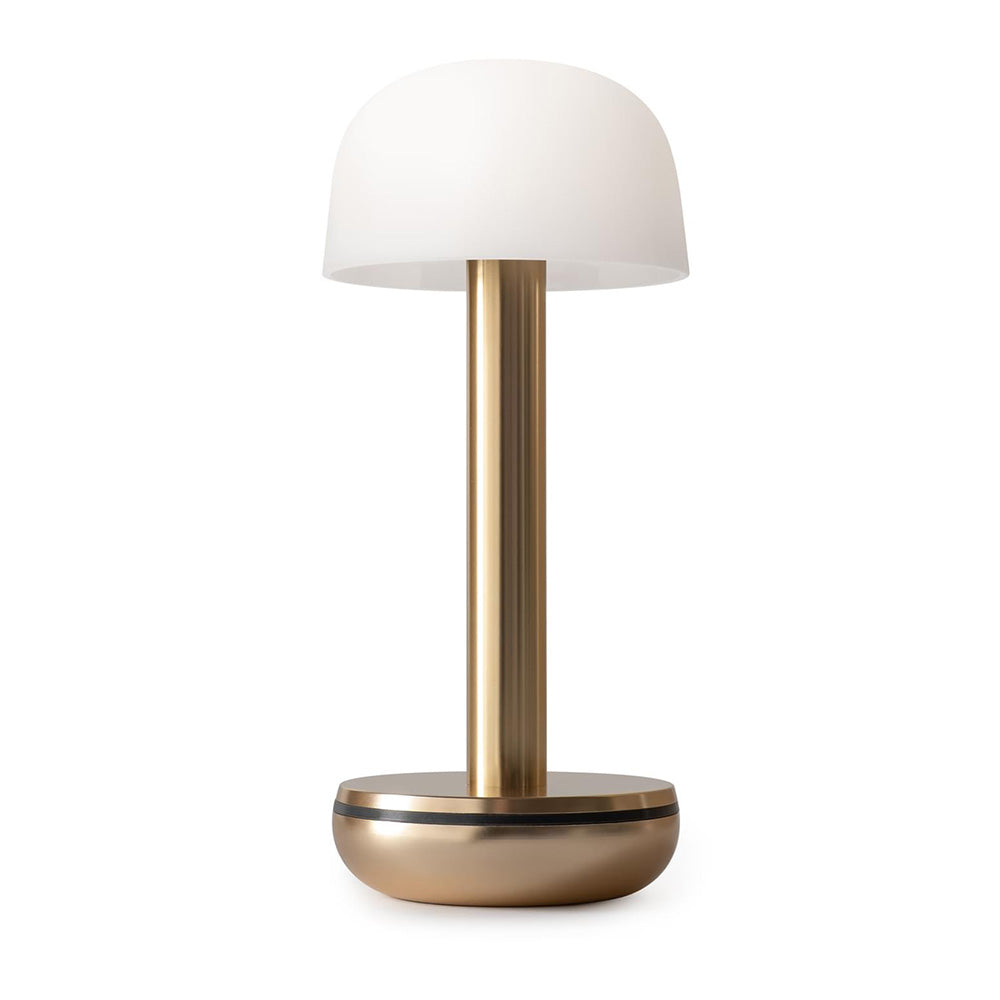 Two Wireless Table Lamp - Gold Frosted