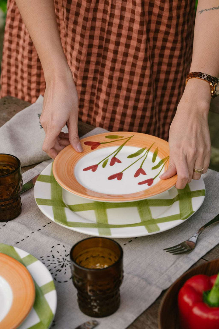 Picnic Ceramic Dinner Plate | Valsa Home