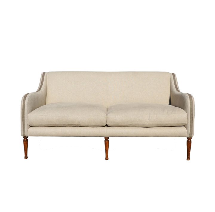 Classic Linen Upholstered Sofa - Fern