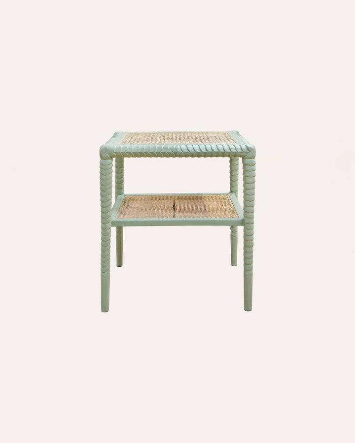 Pavilion Wooden Side Table - Green