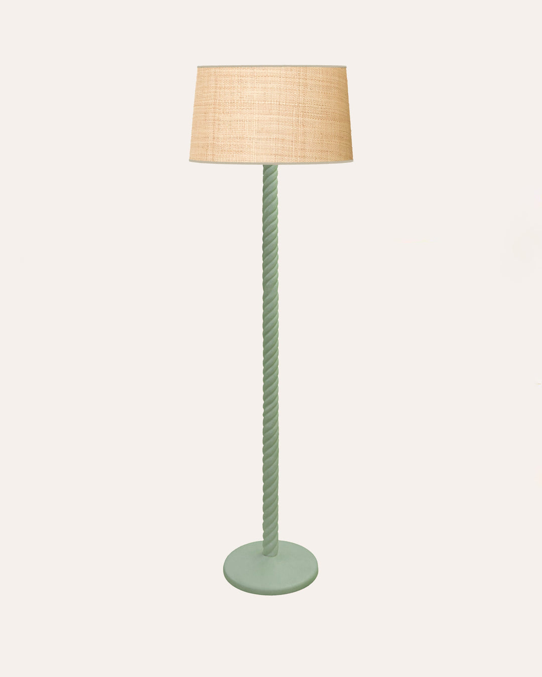 Twisted Floor Lamp - Green