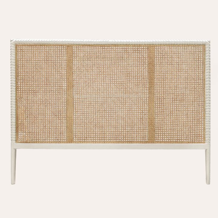Taupe Pavilion Wooden Headboard - Super King