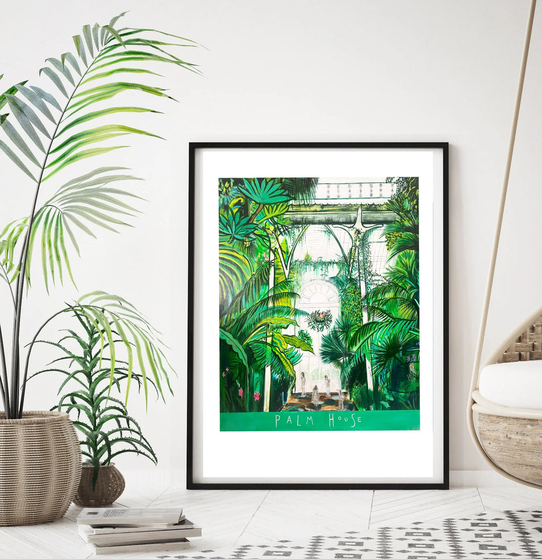 The Palm House at Kew Gardens, Fine Art Print