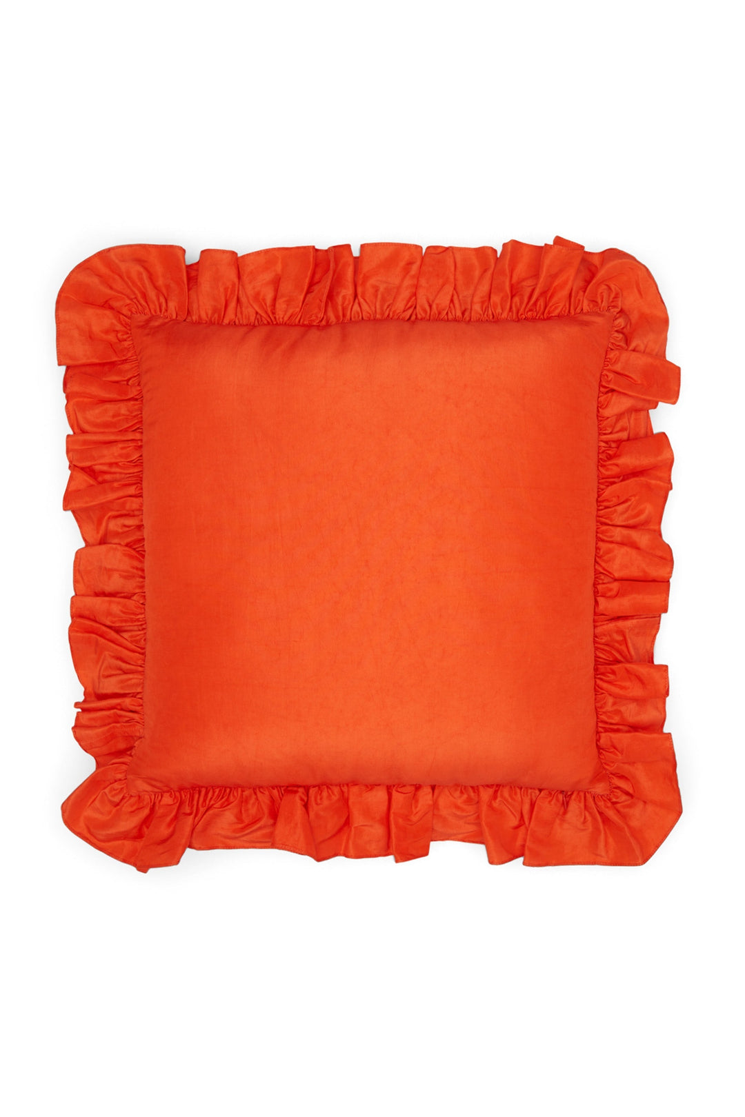 Aruni Silk Ruffle Cushion