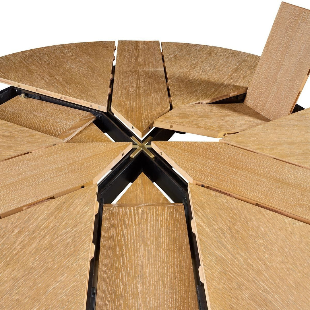 Hewn Round Extending Dining Table