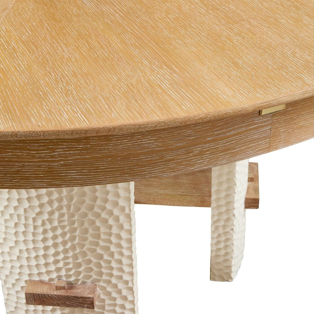 Hewn Round Extending Dining Table