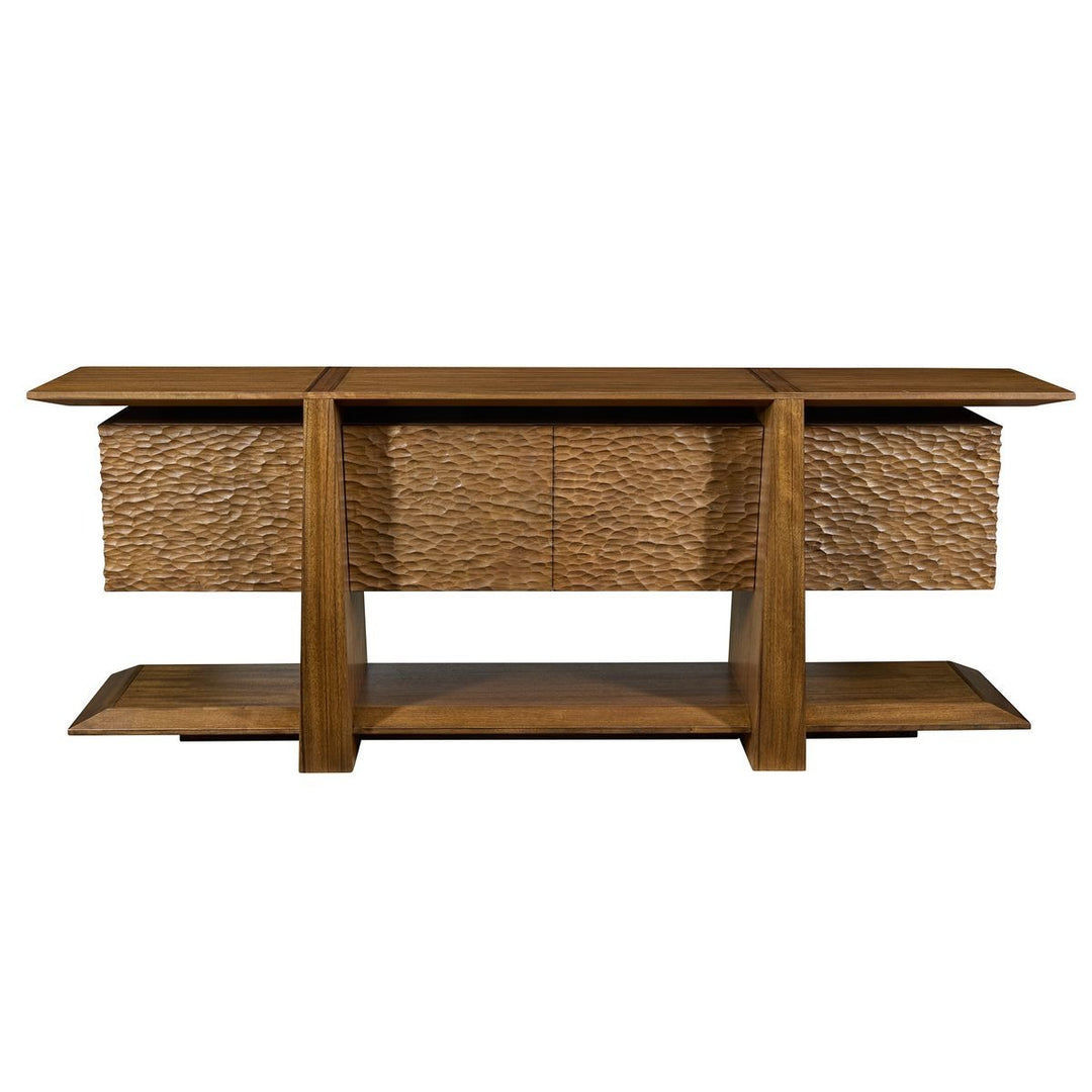 Hewned Joist 4-Door Cabinet