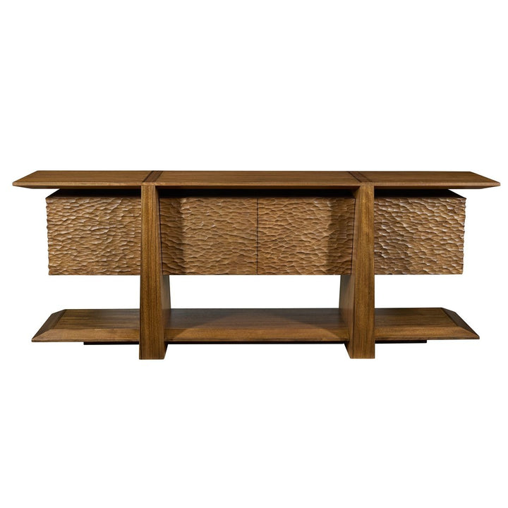 Hewned Joist 4-Door Cabinet