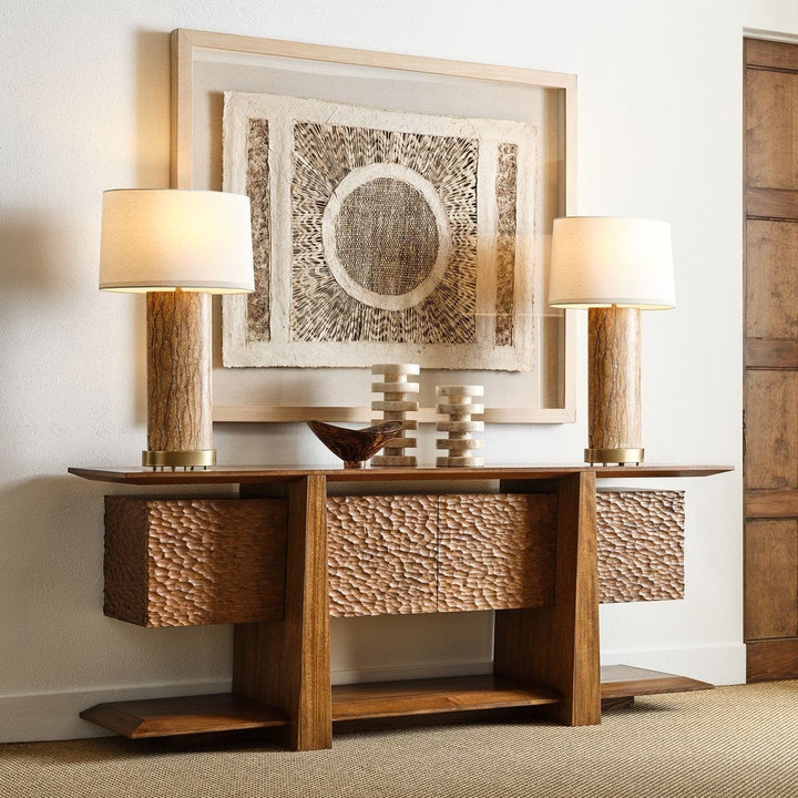 Hewned Joist 4-Door Cabinet