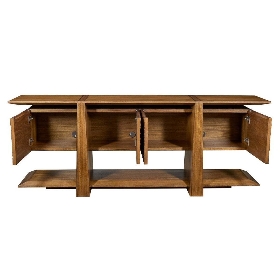 Hewned Joist 4-Door Cabinet