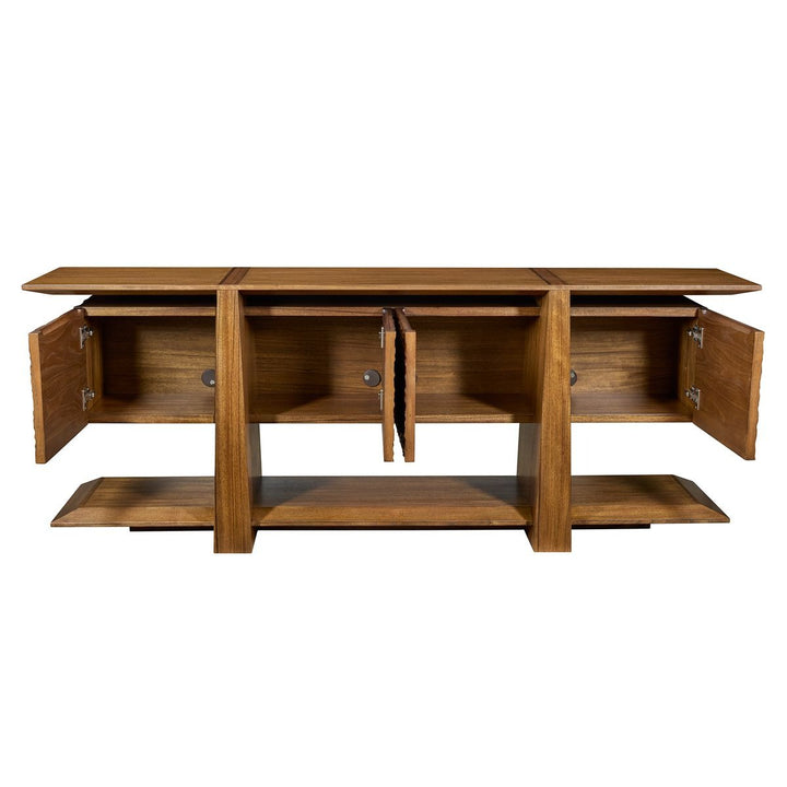 Hewned Joist 4-Door Cabinet