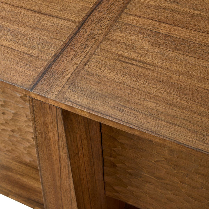 Hewned Joist 4-Door Cabinet