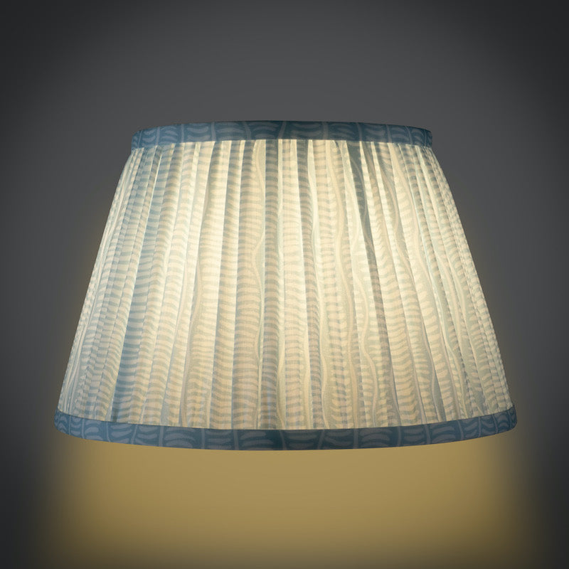 Blue Wave Cotton Lampshade