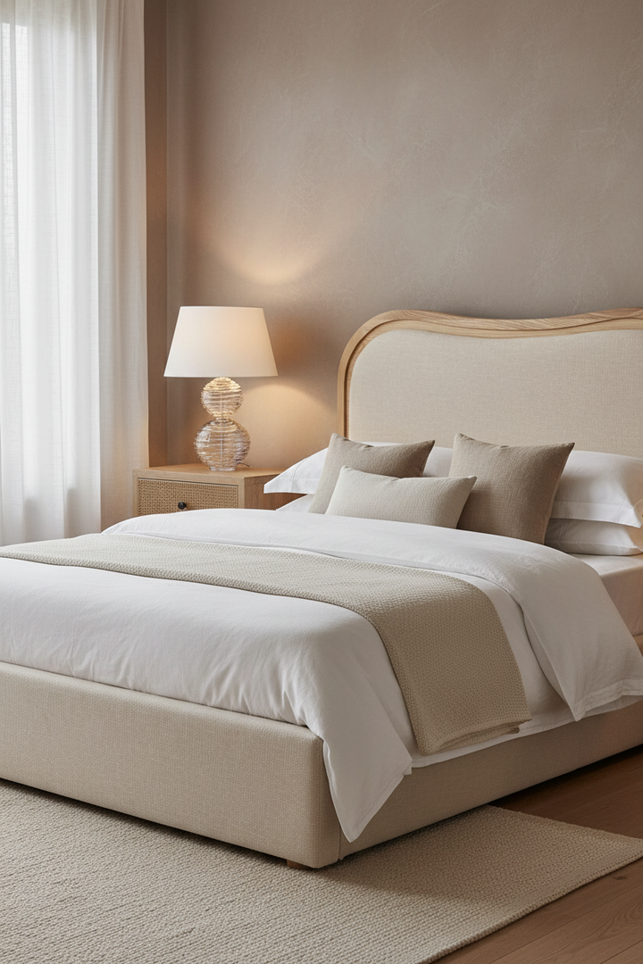 Chadlington Curved Upholstered Bed