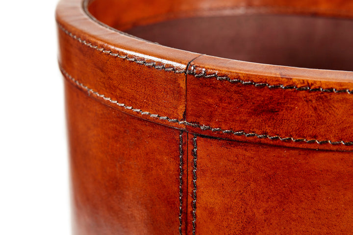 Ledbury Classic Tan Leather Umbrella Stand