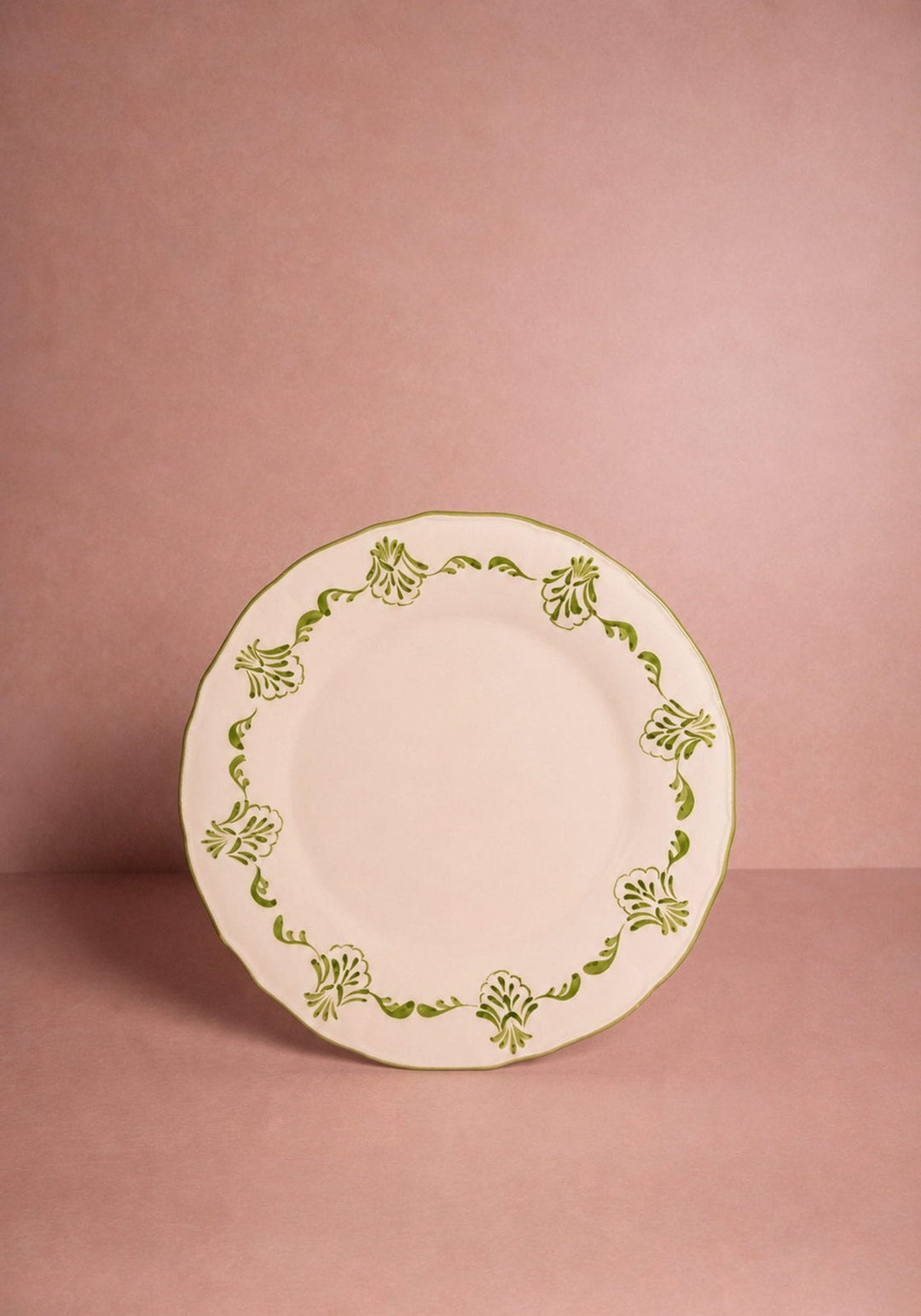 Cara Shell Dinner Plates - Green