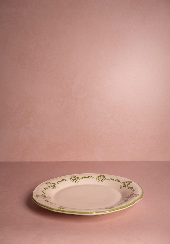 Cara Shell Dinner Plates - Green