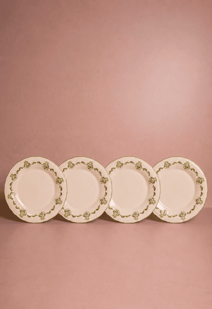 Cara Shell Dinner Plates - Green