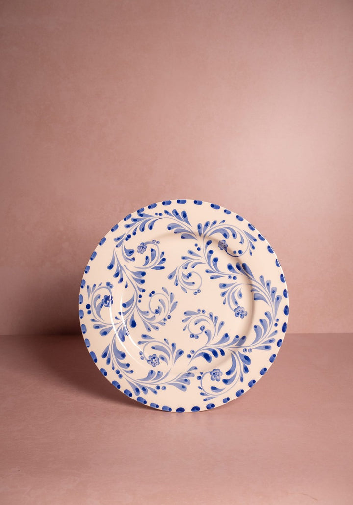 Sophia Dinner Plate, Blue Set of 4