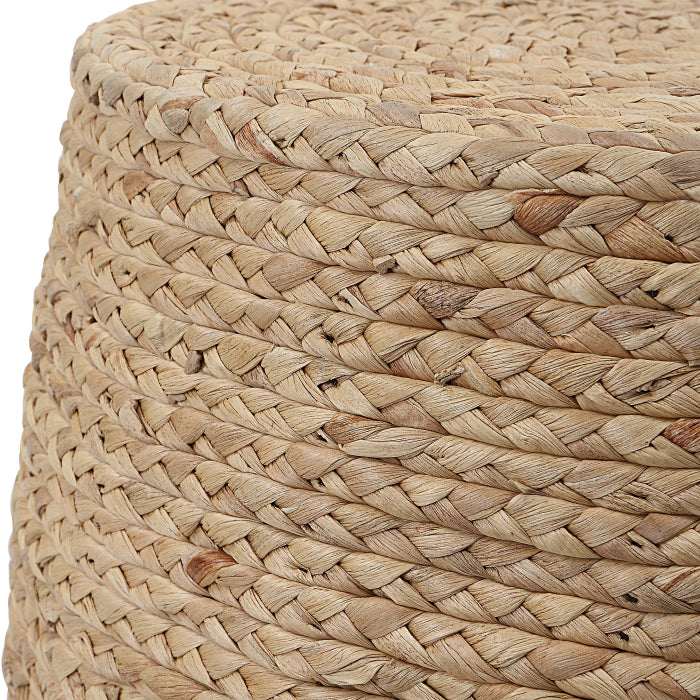 Resort Straw Accent Stool