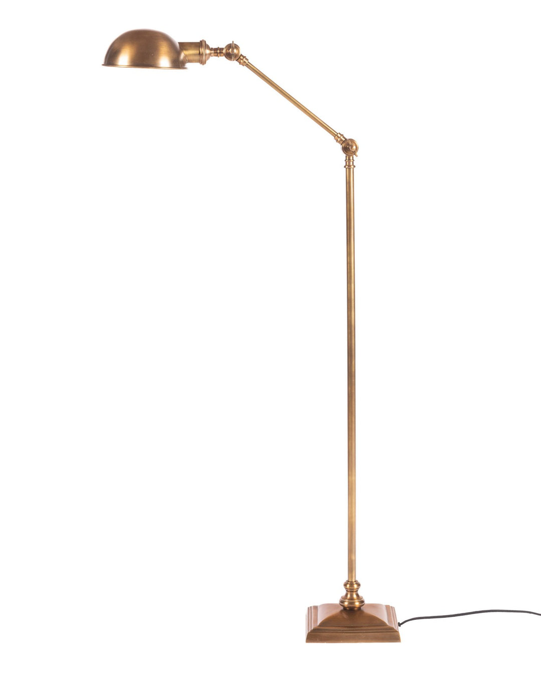 Jefferson Floor Lamp - Antique Brass