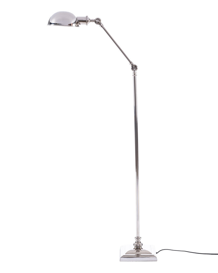 Jefferson Floor Lamp - Polished Nickel