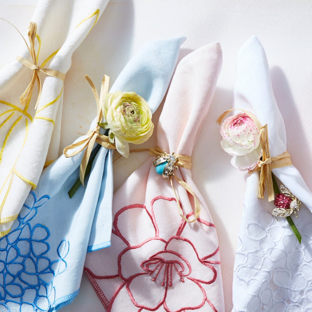 Peony Dinner Napkins, Set of Two