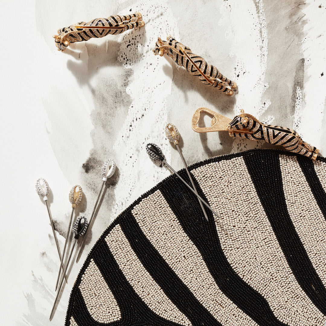 Zebra Placecard Holders, Set of Two