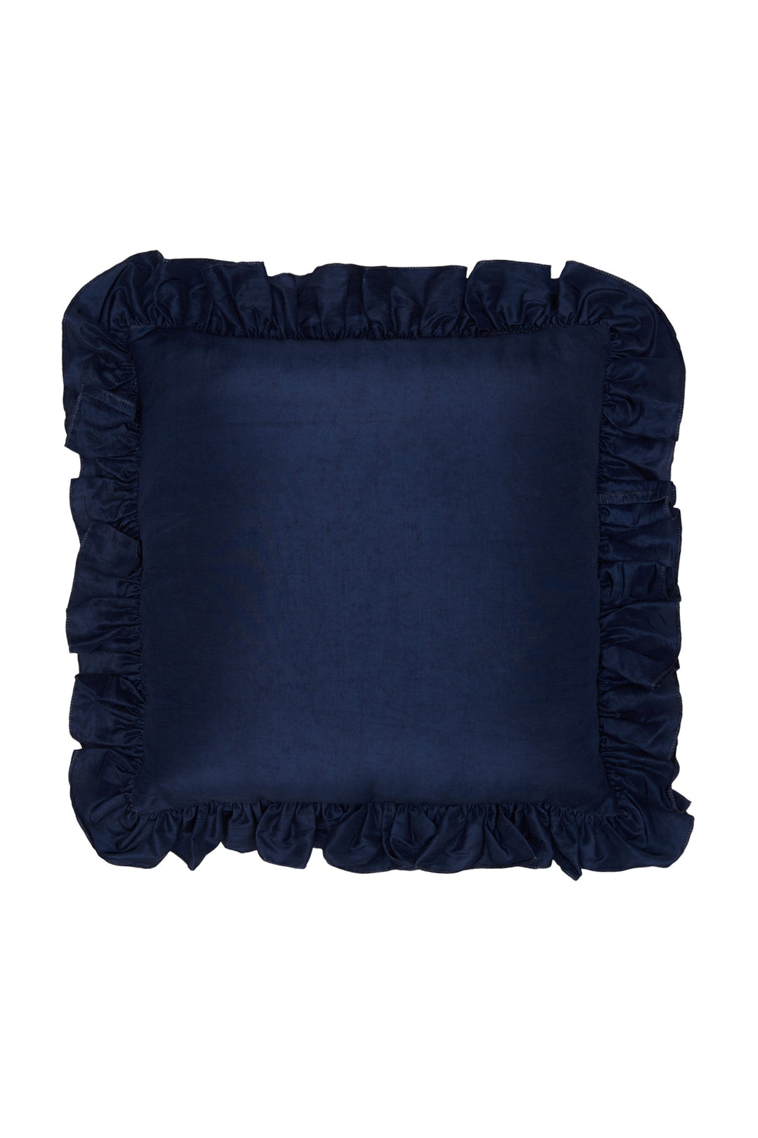 Neela Silk Ruffle Cushion