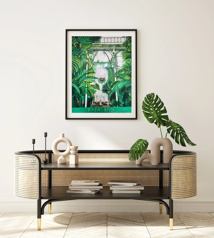 The Palm House at Kew Gardens, Fine Art Print