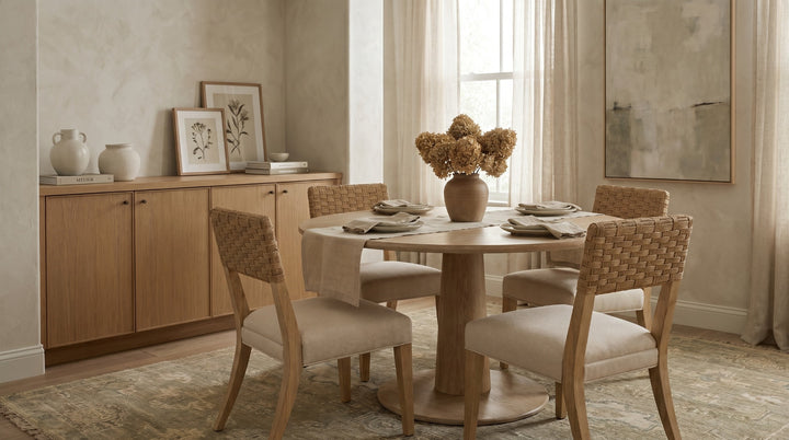 Timeless Rattan Back Side Chair