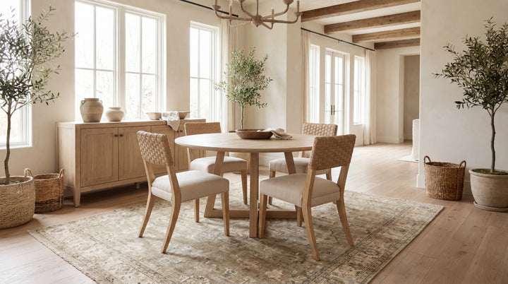 Timeless Rattan Back Side Chair