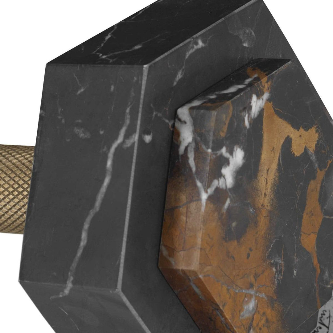 Marble Dumbbell Sculpture
