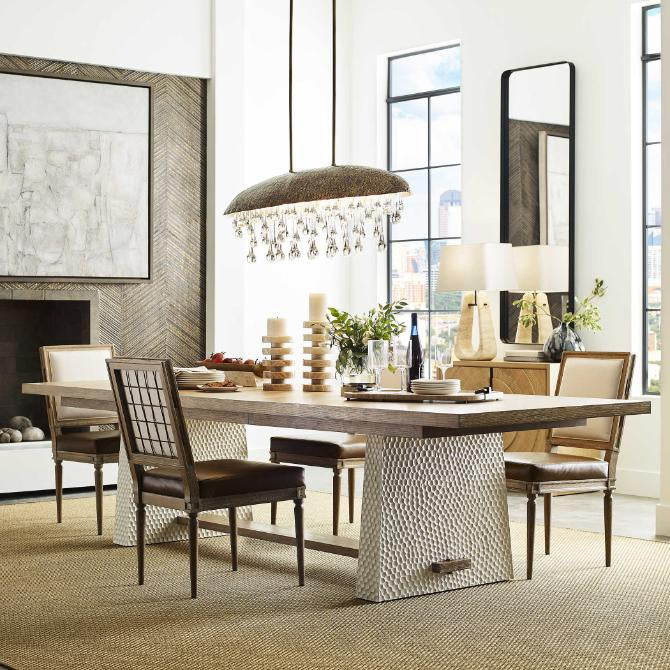 Hewn Trestle Extension Dining Table