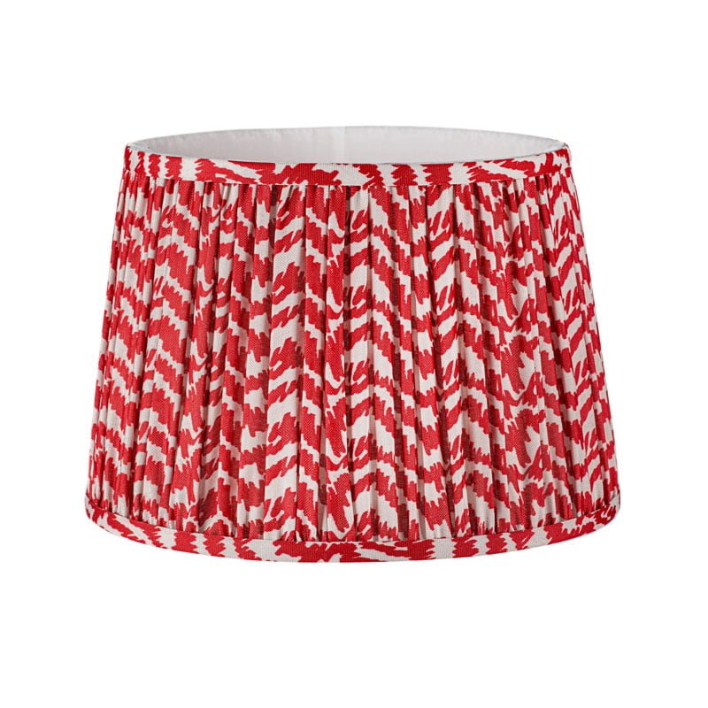 Wessex Ikat Lampshade - Red