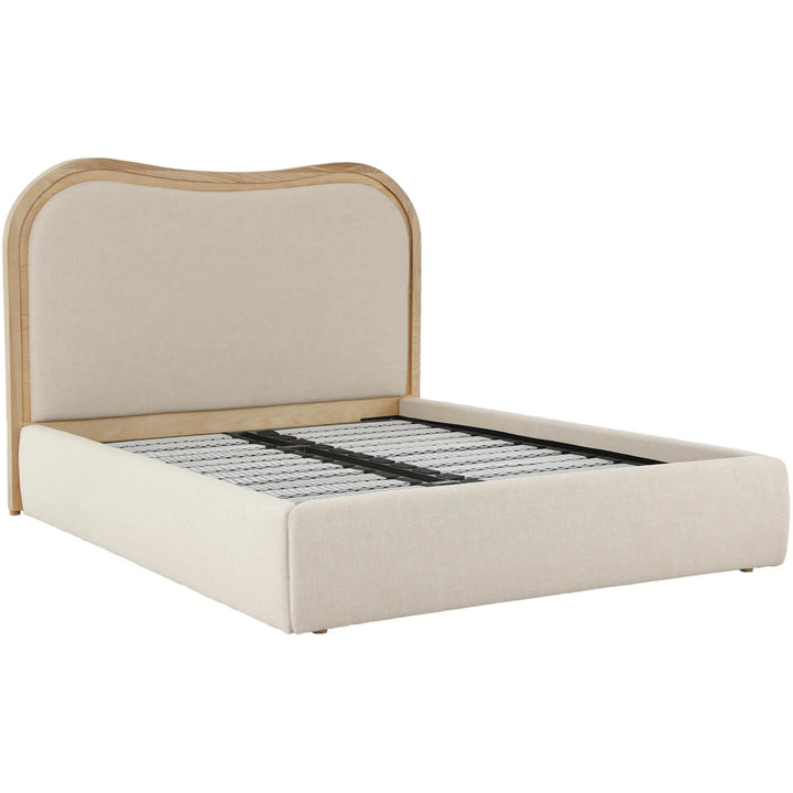 Sandford Curved Upholstered Bed