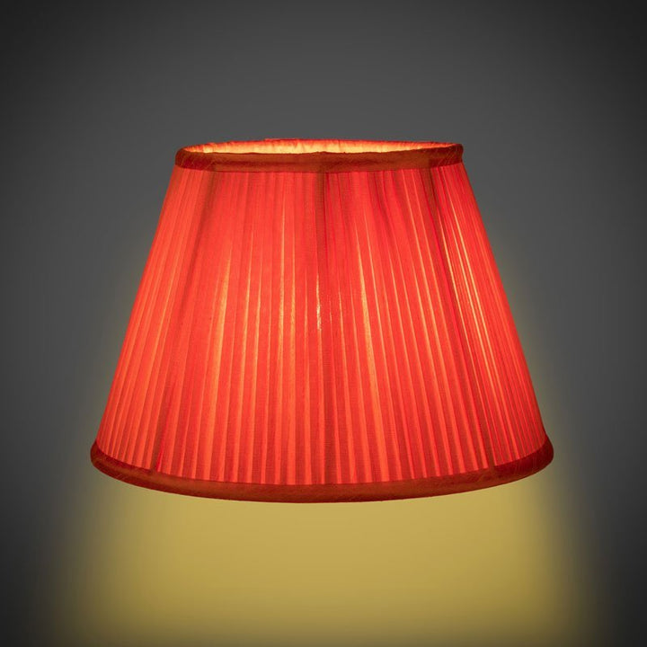 Seville Orange Pleated Lampshade