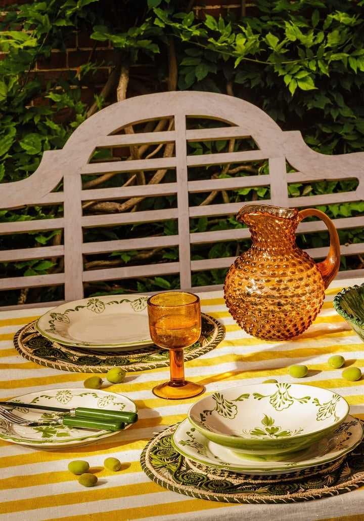 Cara Shell Side Plates - Green