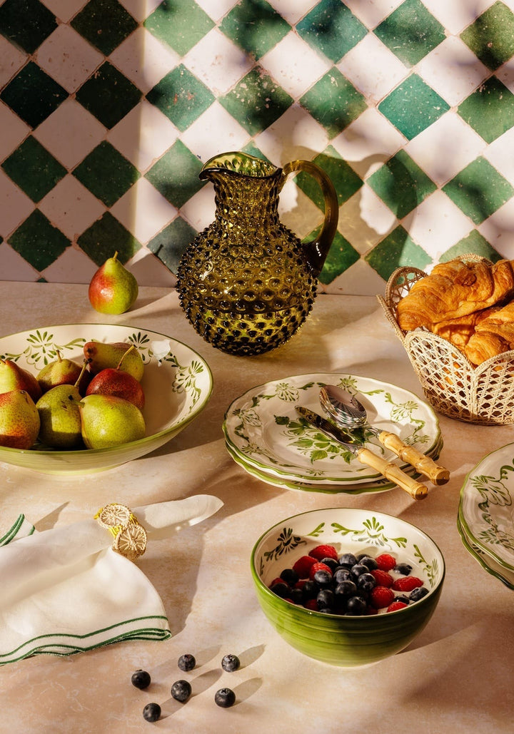 Cara Shell Side Plates - Green