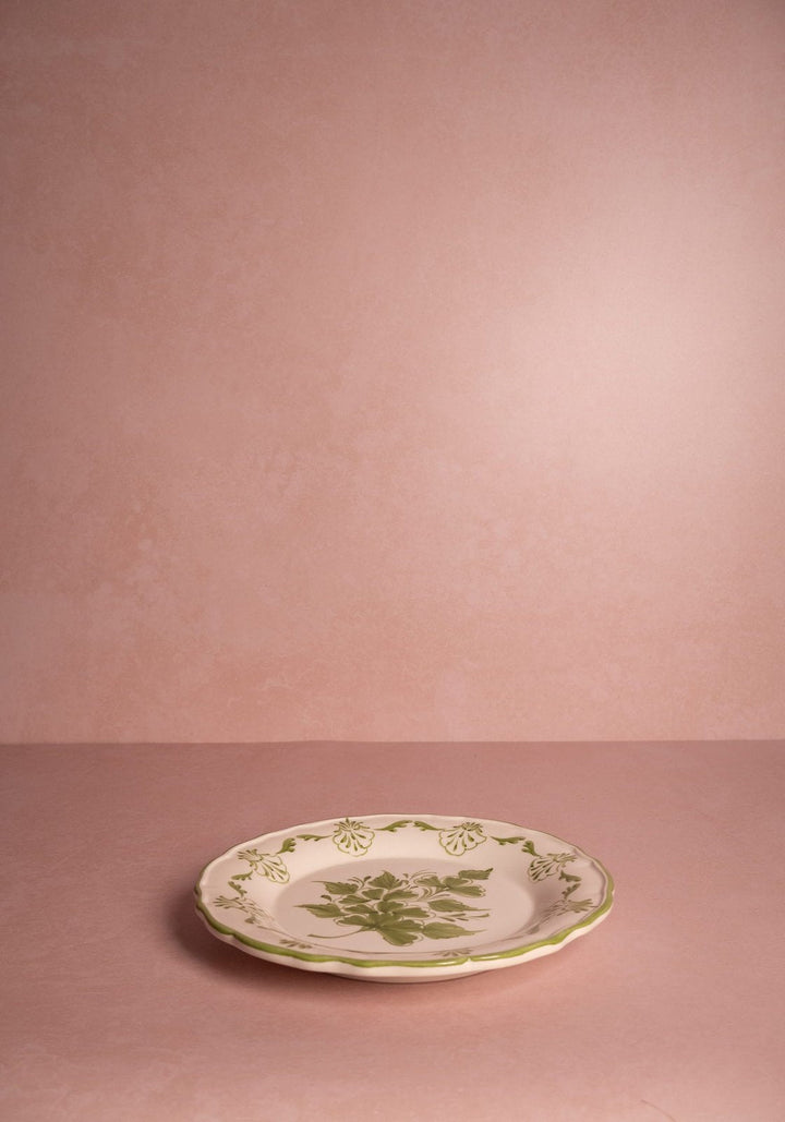 Cara Shell Side Plates - Green