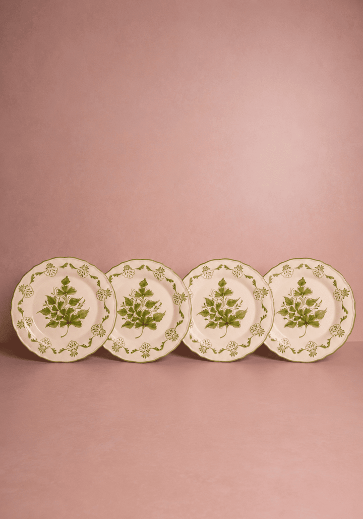 Cara Shell Side Plates - Green