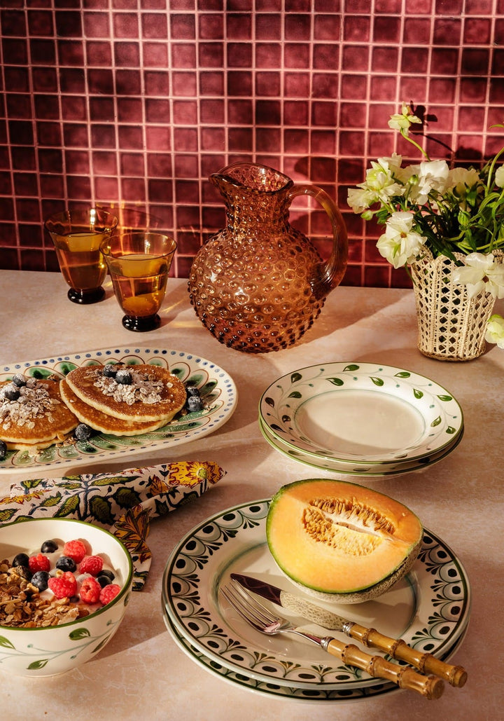 Cordelia Side Plate, Green Set of 4